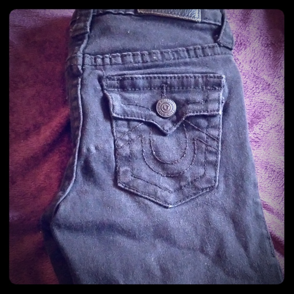 Kids black True Religion